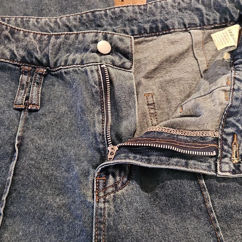 Dazy High- Waise Wide-Leg Blue Jeans - Picture 6 of 12